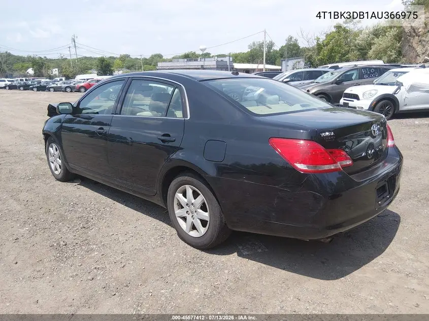 2010 Toyota Avalon Xl VIN: 4T1BK3DB1AU366975 Lot: 45577412