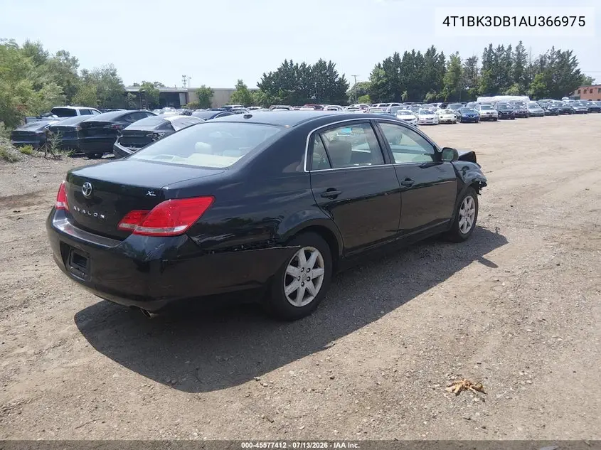 2010 Toyota Avalon Xl VIN: 4T1BK3DB1AU366975 Lot: 45577412