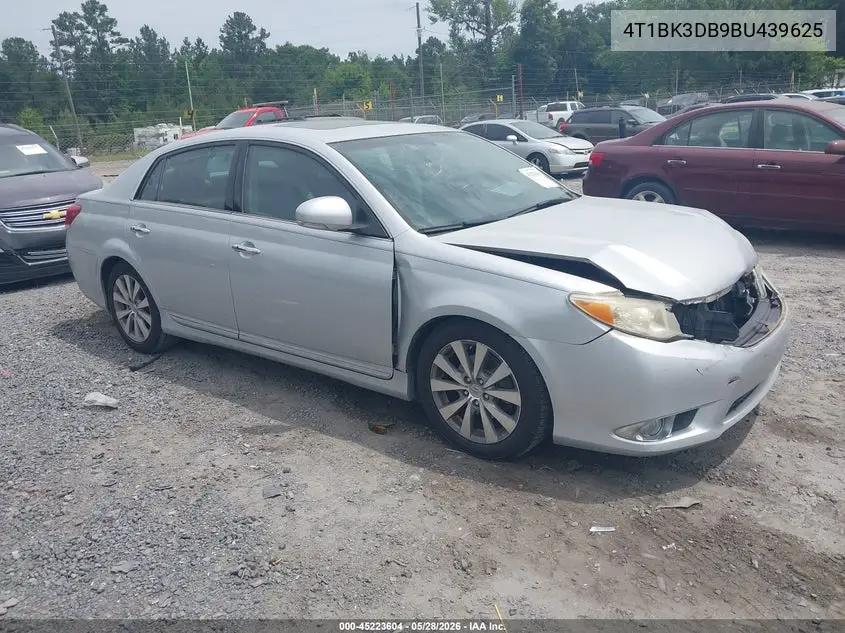2011 Toyota Avalon Limited VIN: 4T1BK3DB9BU439625 Lot: 45223604