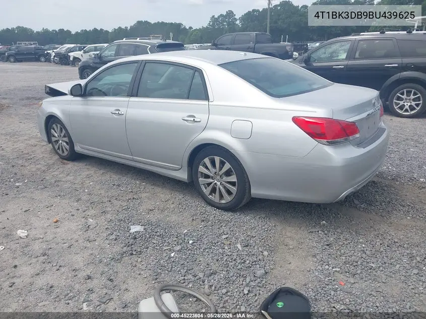 2011 Toyota Avalon Limited VIN: 4T1BK3DB9BU439625 Lot: 45223604