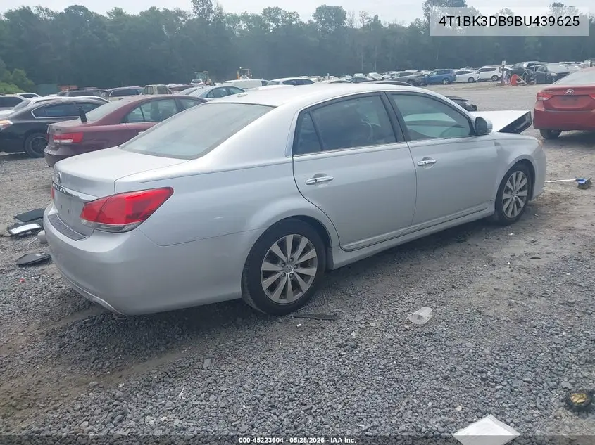 2011 Toyota Avalon Limited VIN: 4T1BK3DB9BU439625 Lot: 45223604