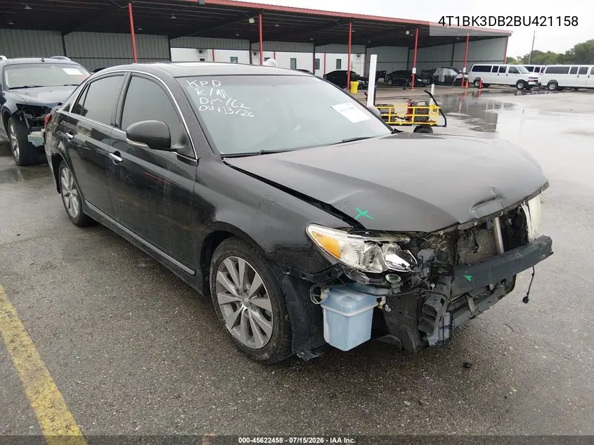 2011 Toyota Avalon Limited VIN: 4T1BK3DB2BU421158 Lot: 45622458