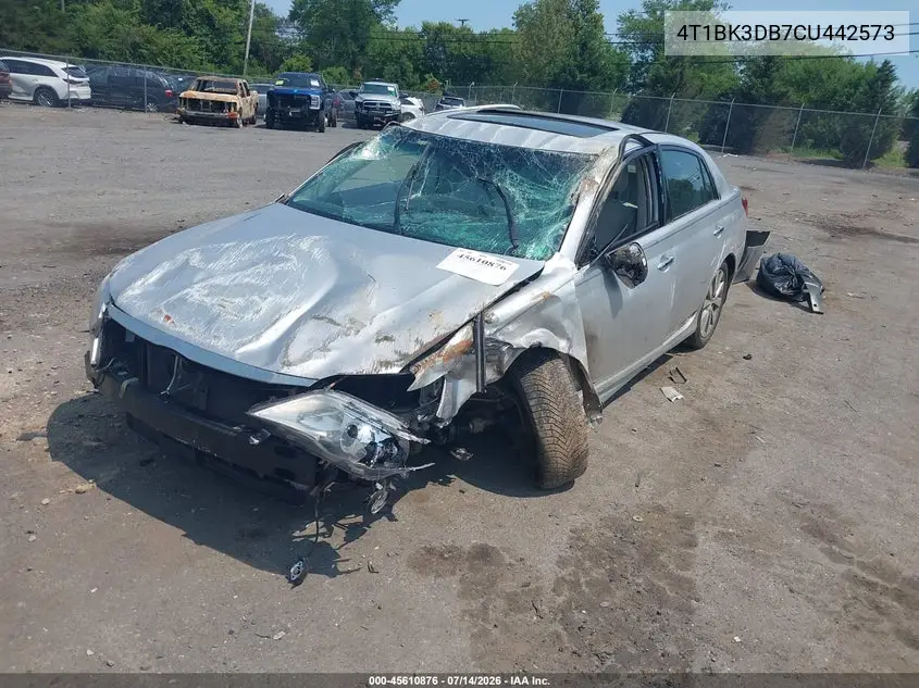 2012 Toyota Avalon Limited VIN: 4T1BK3DB7CU442573 Lot: 45610876