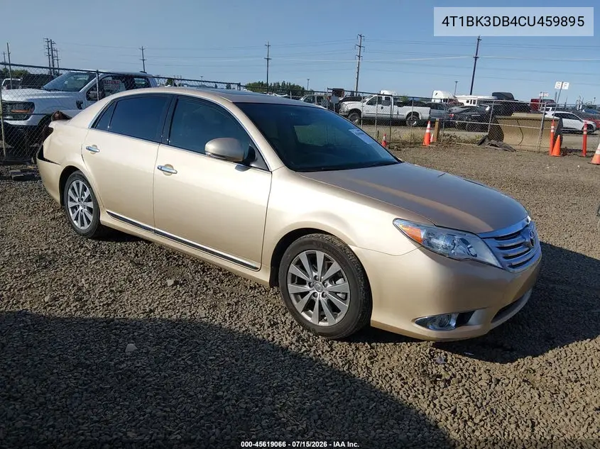 2012 Toyota Avalon Limited VIN: 4T1BK3DB4CU459895 Lot: 45619066