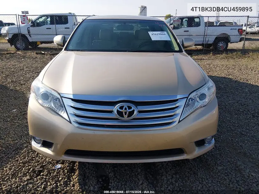 2012 Toyota Avalon Limited VIN: 4T1BK3DB4CU459895 Lot: 45619066