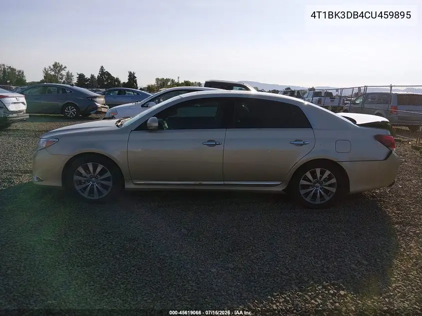 2012 Toyota Avalon Limited VIN: 4T1BK3DB4CU459895 Lot: 45619066