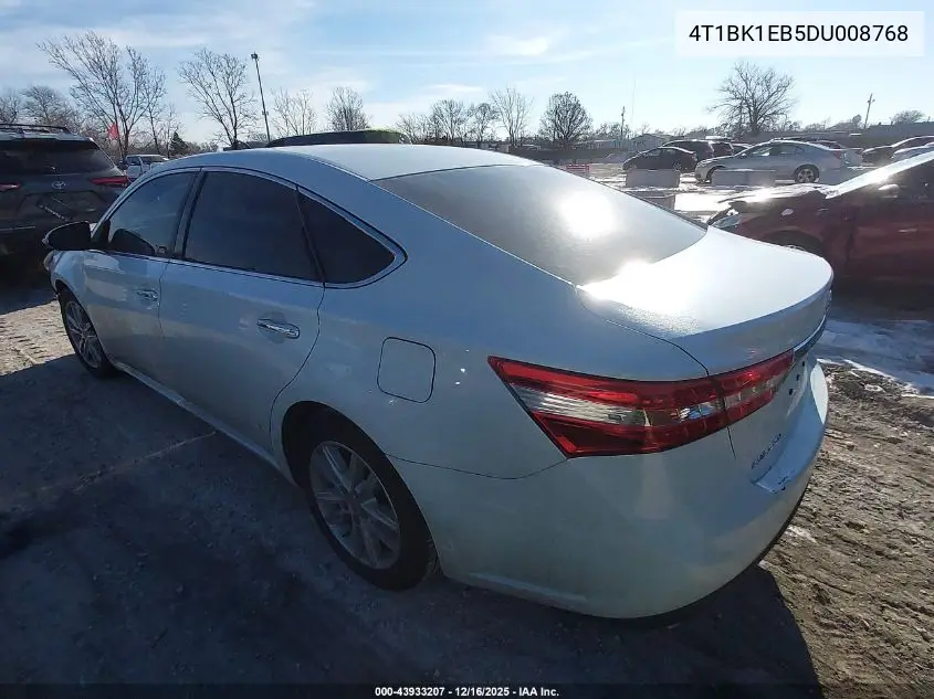 4T1BK1EB5DU008768 2013 Toyota Avalon