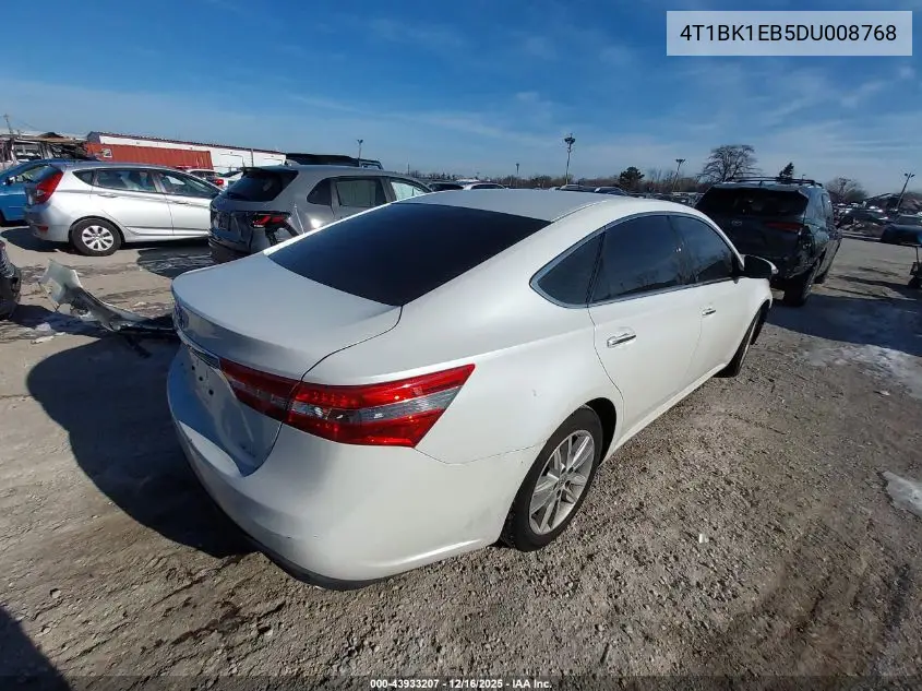 4T1BK1EB5DU008768 2013 Toyota Avalon