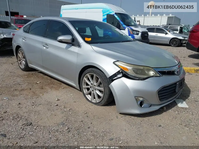 2013 Toyota Avalon Xle Touring VIN: 4T1BK1EB6DU062435 Lot: 45465077