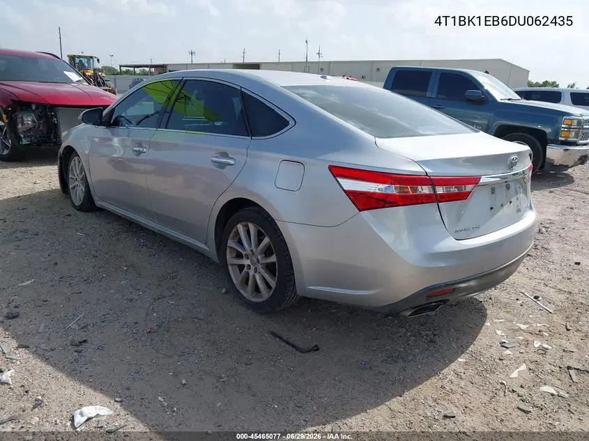 2013 Toyota Avalon Xle Touring VIN: 4T1BK1EB6DU062435 Lot: 45465077
