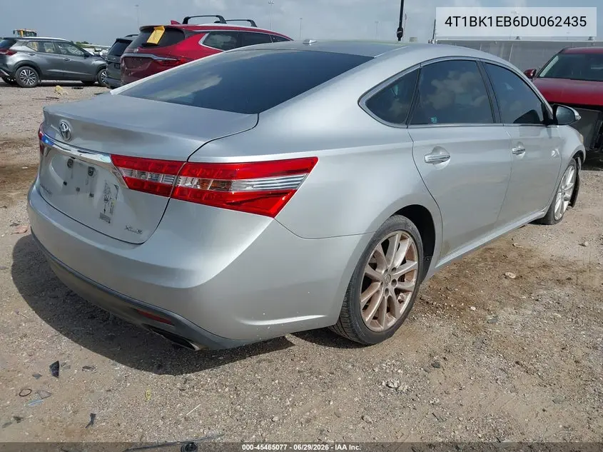 2013 Toyota Avalon Xle Touring VIN: 4T1BK1EB6DU062435 Lot: 45465077