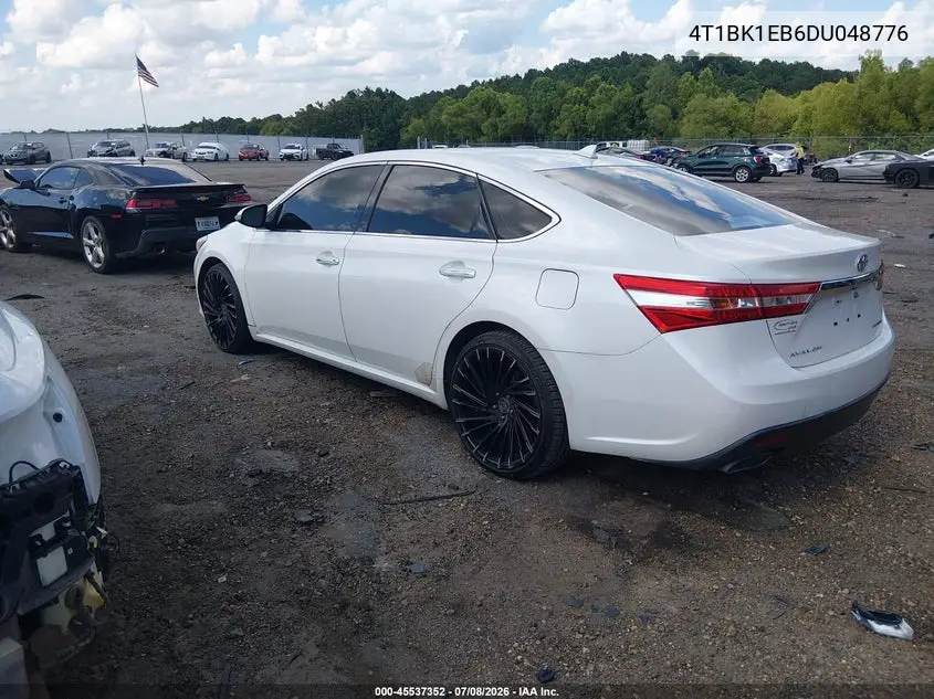 2013 Toyota Avalon Limited VIN: 4T1BK1EB6DU048776 Lot: 45537352