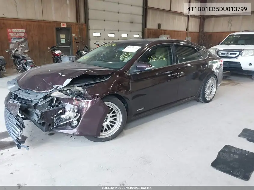 2013 Toyota Avalon Hybrid Limited VIN: 4T1BD1EB5DU013799 Lot: 45612196