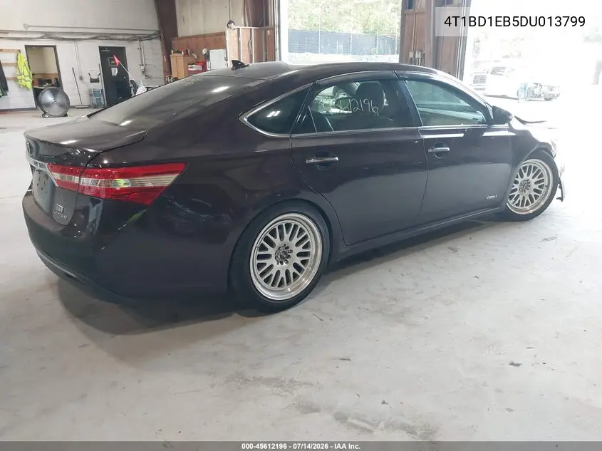 2013 Toyota Avalon Hybrid Limited VIN: 4T1BD1EB5DU013799 Lot: 45612196
