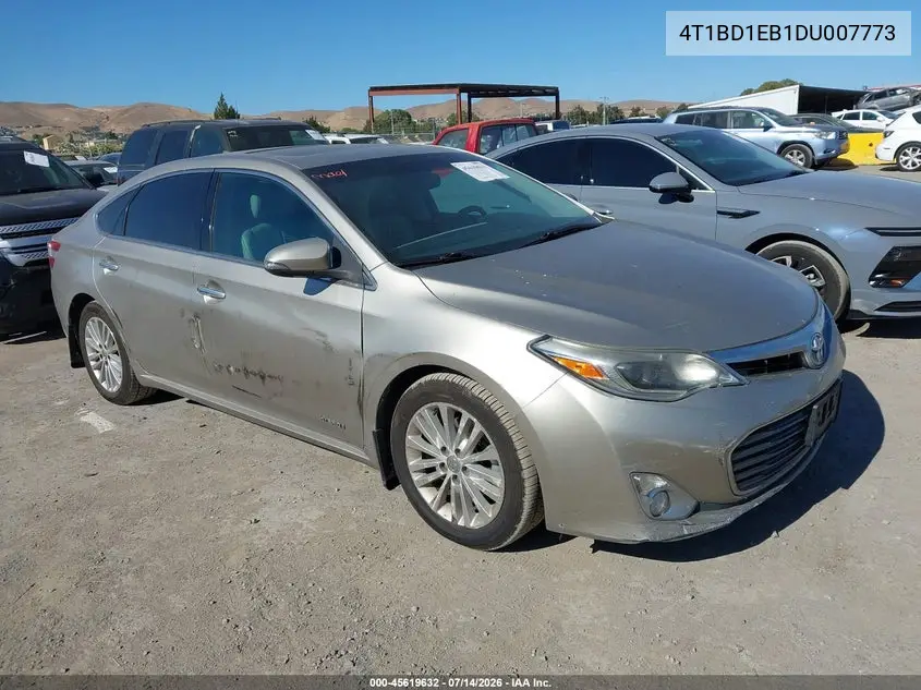 2013 Toyota Avalon Hybrid Limited VIN: 4T1BD1EB1DU007773 Lot: 45619632