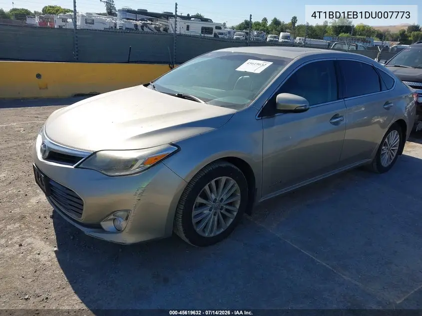 2013 Toyota Avalon Hybrid Limited VIN: 4T1BD1EB1DU007773 Lot: 45619632