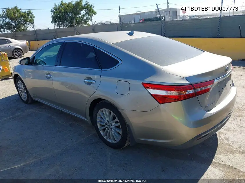 2013 Toyota Avalon Hybrid Limited VIN: 4T1BD1EB1DU007773 Lot: 45619632