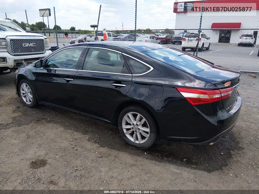 2013 Toyota Avalon Xle VIN: 4T1BK1EB7DU025877 Lot: 45627518