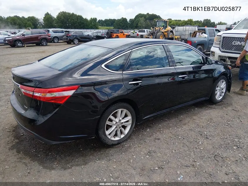 2013 Toyota Avalon Xle VIN: 4T1BK1EB7DU025877 Lot: 45627518