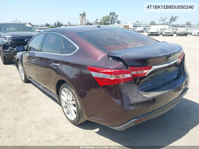 2013 Toyota Avalon Xle Touring VIN: 4T1BK1EB8DU050240 Lot: 45664469