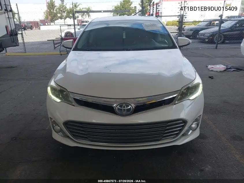 2013 Toyota Avalon Hybrid Limited VIN: 4T1BD1EB9DU015409 Lot: 45667573