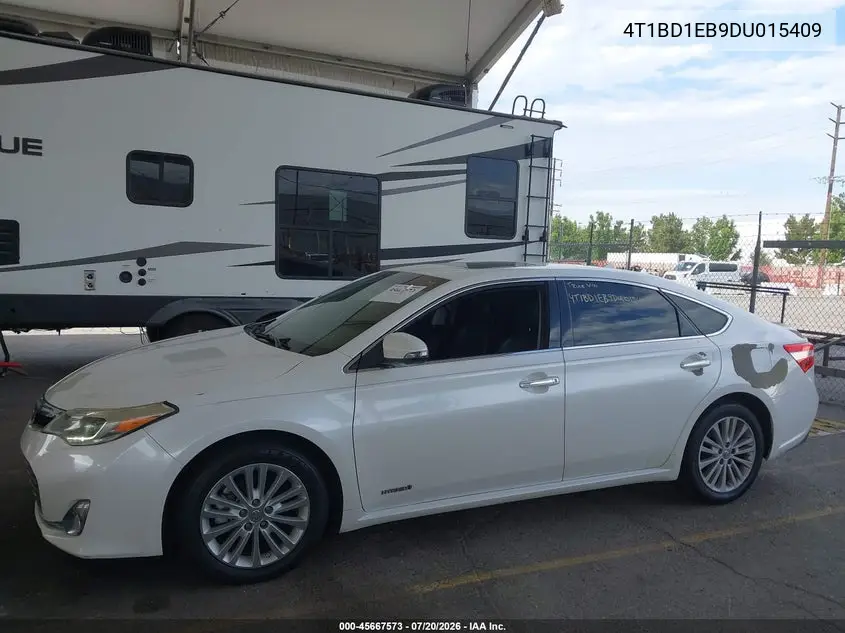 2013 Toyota Avalon Hybrid Limited VIN: 4T1BD1EB9DU015409 Lot: 45667573