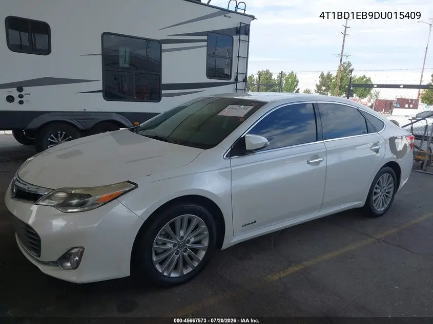 2013 Toyota Avalon Hybrid Limited VIN: 4T1BD1EB9DU015409 Lot: 45667573