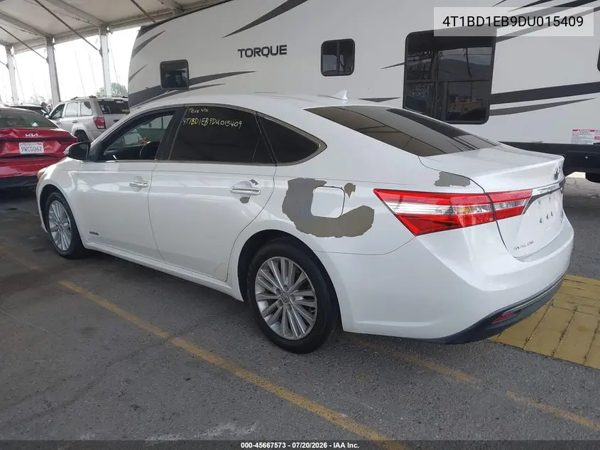 2013 Toyota Avalon Hybrid Limited VIN: 4T1BD1EB9DU015409 Lot: 45667573