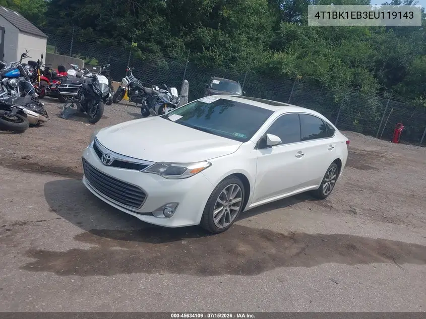2014 Toyota Avalon Xle Touring VIN: 4T1BK1EB3EU119143 Lot: 45634109