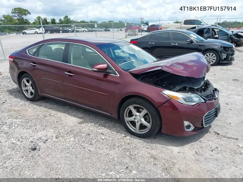 2015 Toyota Avalon Xle VIN: 4T1BK1EB7FU157914 Lot: 45564170