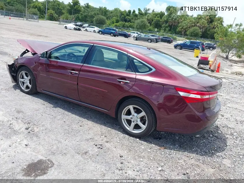 2015 Toyota Avalon Xle VIN: 4T1BK1EB7FU157914 Lot: 45564170