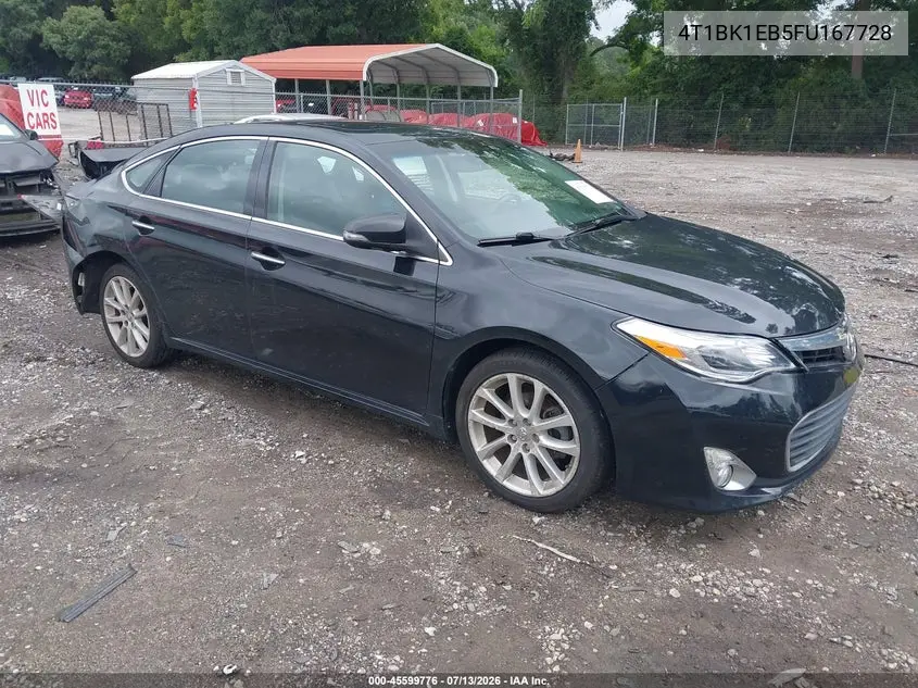 2015 Toyota Avalon Limited VIN: 4T1BK1EB5FU167728 Lot: 45599776