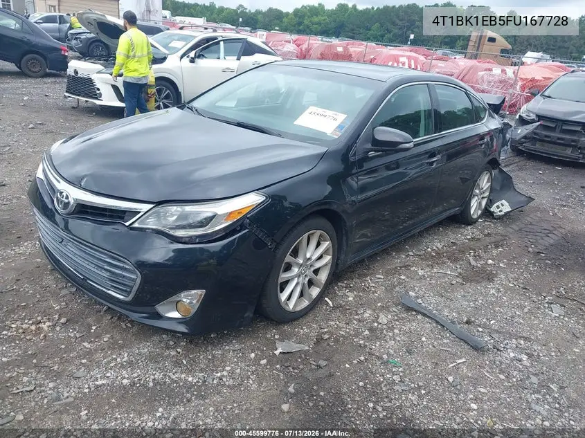 2015 Toyota Avalon Limited VIN: 4T1BK1EB5FU167728 Lot: 45599776