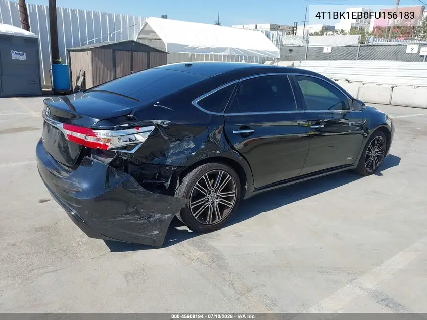 2015 Toyota Avalon Xle Touring Se VIN: 4T1BK1EB0FU156183 Lot: 45609194