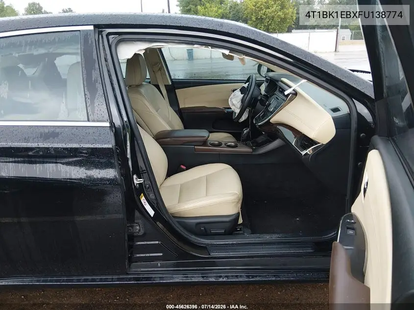 2015 Toyota Avalon Xle VIN: 4T1BK1EBXFU138774 Lot: 45626396