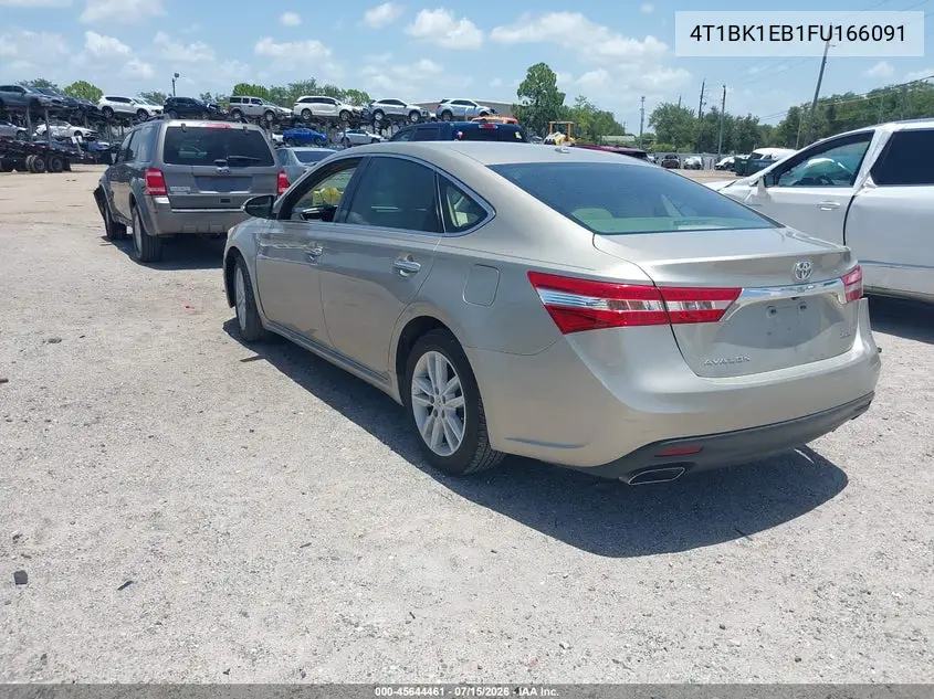 2015 Toyota Avalon Xle VIN: 4T1BK1EB1FU166091 Lot: 45644461