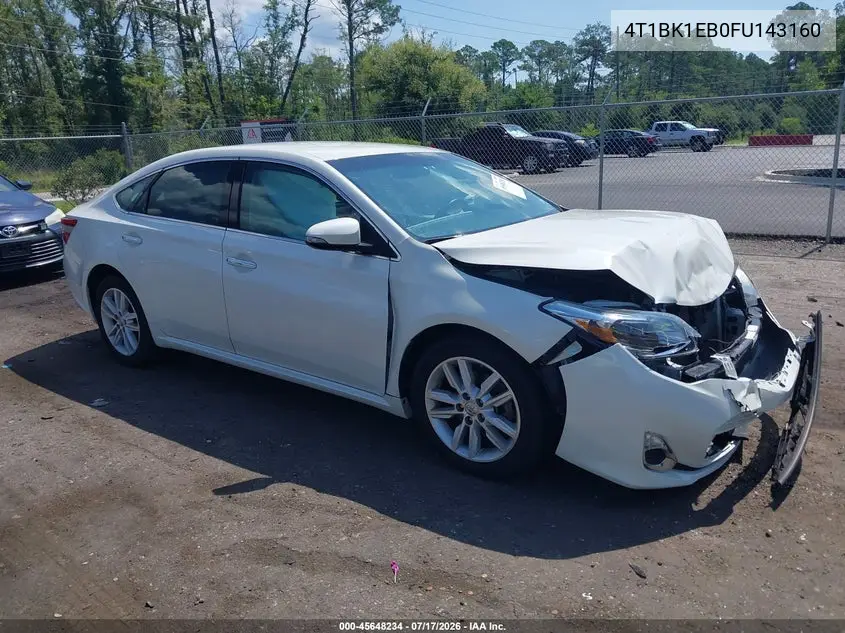 2015 Toyota Avalon Xle VIN: 4T1BK1EB0FU143160 Lot: 45648234