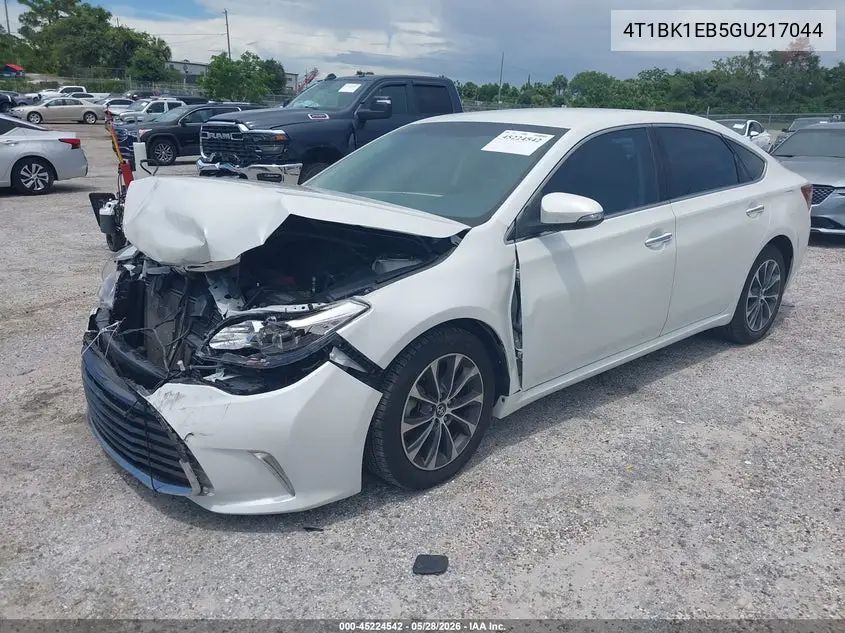 2016 Toyota Avalon Xle VIN: 4T1BK1EB5GU217044 Lot: 45224542