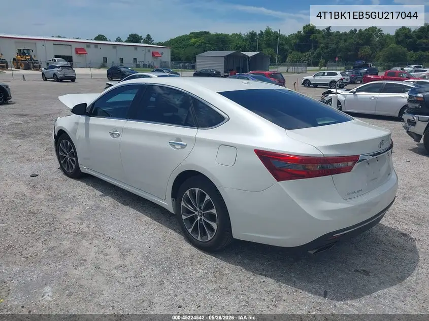 2016 Toyota Avalon Xle VIN: 4T1BK1EB5GU217044 Lot: 45224542