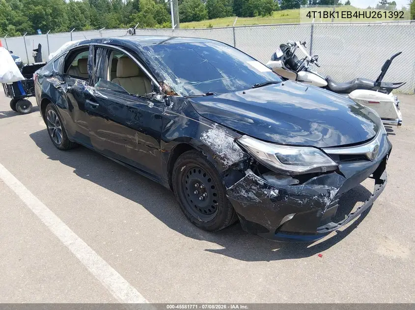 2017 Toyota Avalon Xle Premium VIN: 4T1BK1EB4HU261392 Lot: 45581771