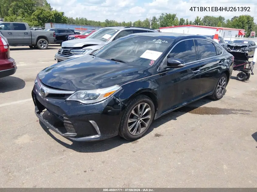 2017 Toyota Avalon Xle Premium VIN: 4T1BK1EB4HU261392 Lot: 45581771