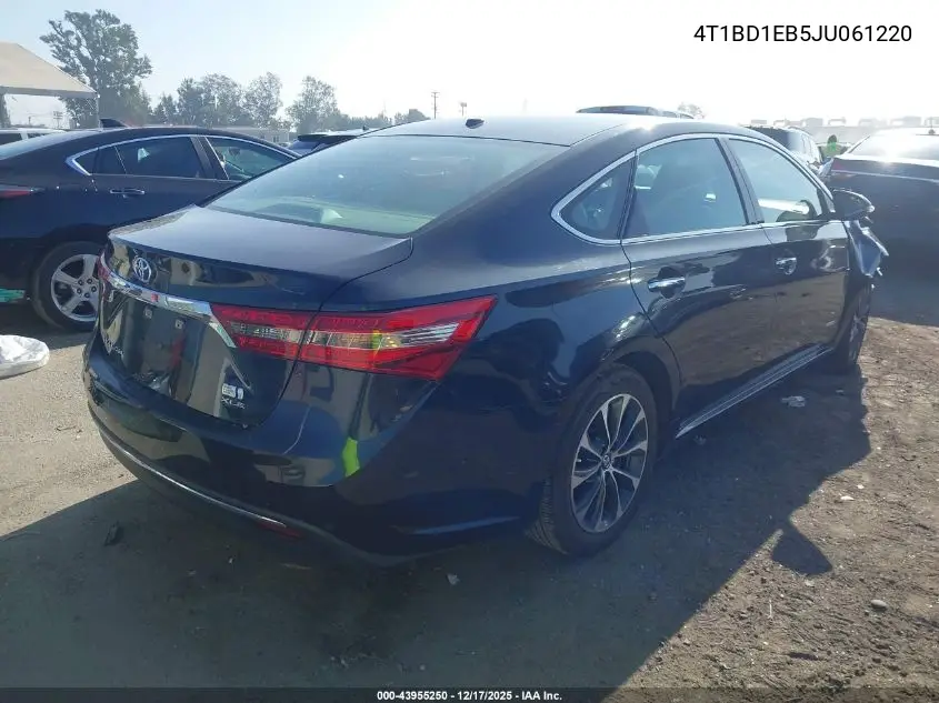 4T1BD1EB5JU061220 2018 Toyota Avalon Hybrid Xle