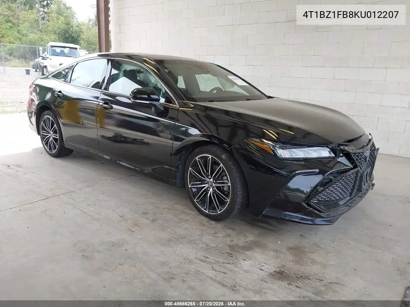 2019 Toyota Avalon Xse VIN: 4T1BZ1FB8KU012207 Lot: 45666265