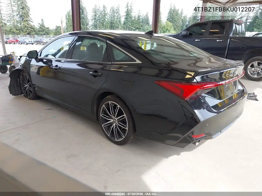 2019 Toyota Avalon Xse VIN: 4T1BZ1FB8KU012207 Lot: 45666265