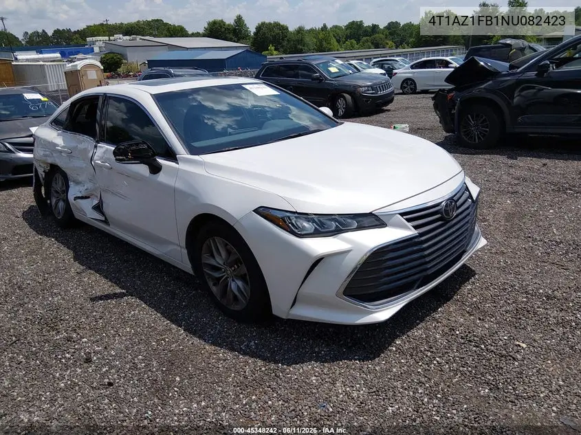 2022 Toyota Avalon Xle VIN: 4T1AZ1FB1NU082423 Lot: 45348242