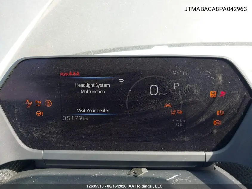 2023 Toyota Bz4X Xle VIN: JTMABACA8PA042963 Lot: 12635513