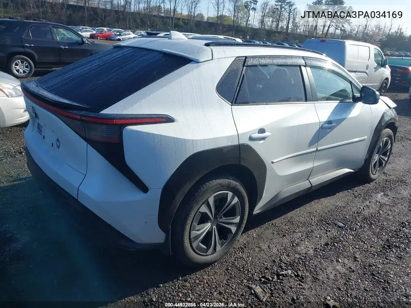 2023 Toyota Bz4X Xle VIN: JTMABACA3PA034169 Lot: 44932855