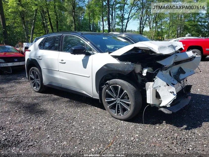 JTMABACAXPA007616 2023 Toyota Bz4X Limited