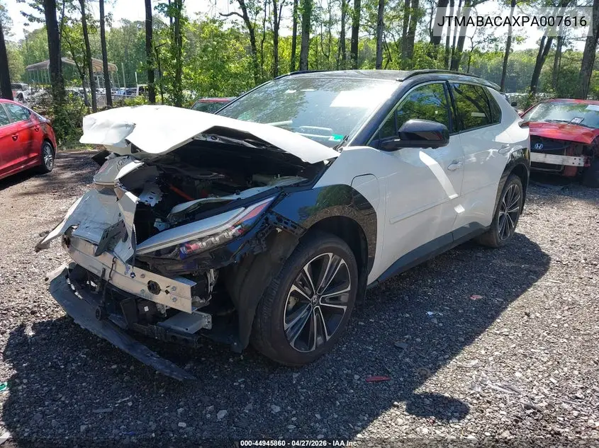 JTMABACAXPA007616 2023 Toyota Bz4X Limited