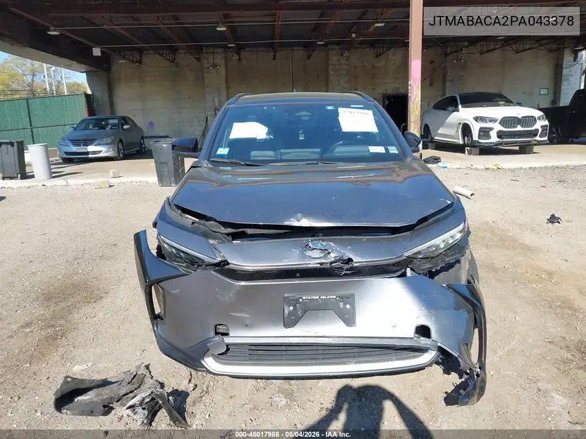 2023 Toyota Bz4X Limited VIN: JTMABACA2PA043378 Lot: 45017986